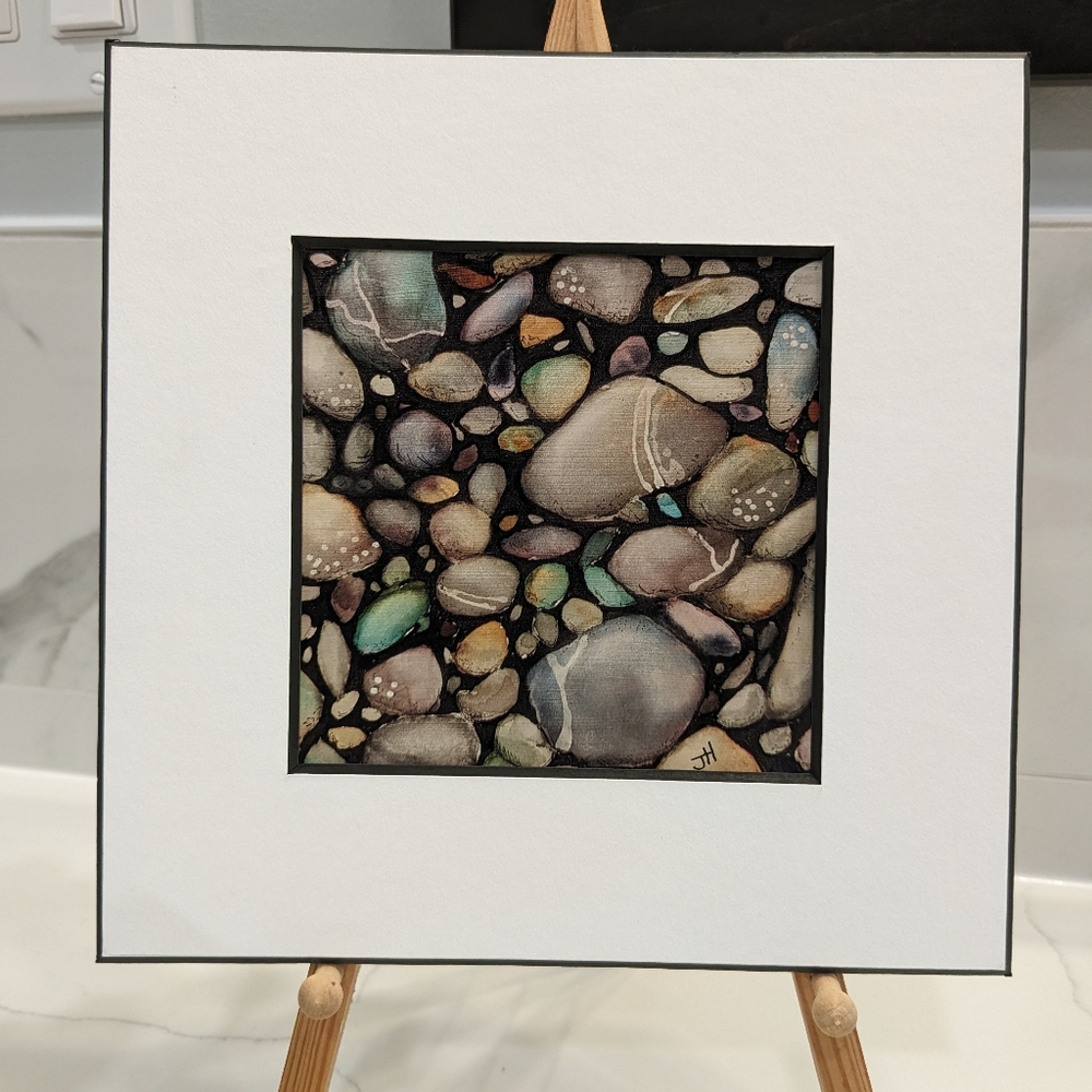 🎨 Premium Matted Art Print of Original Watercolour Painting